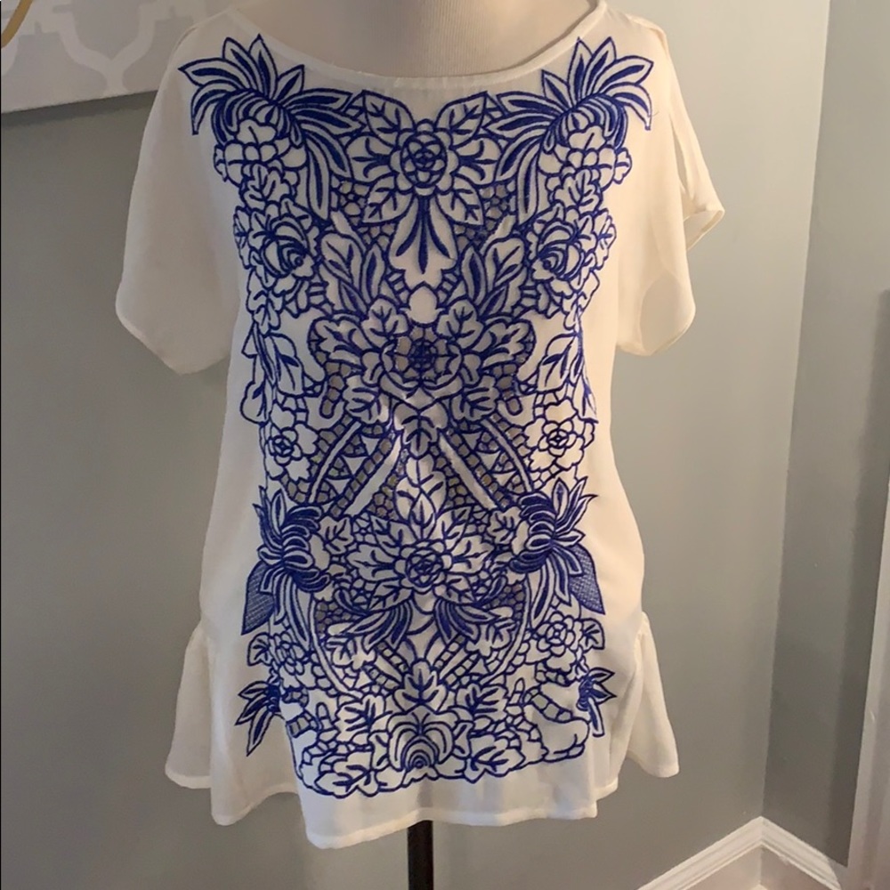 Anthropologie silk top 🛍